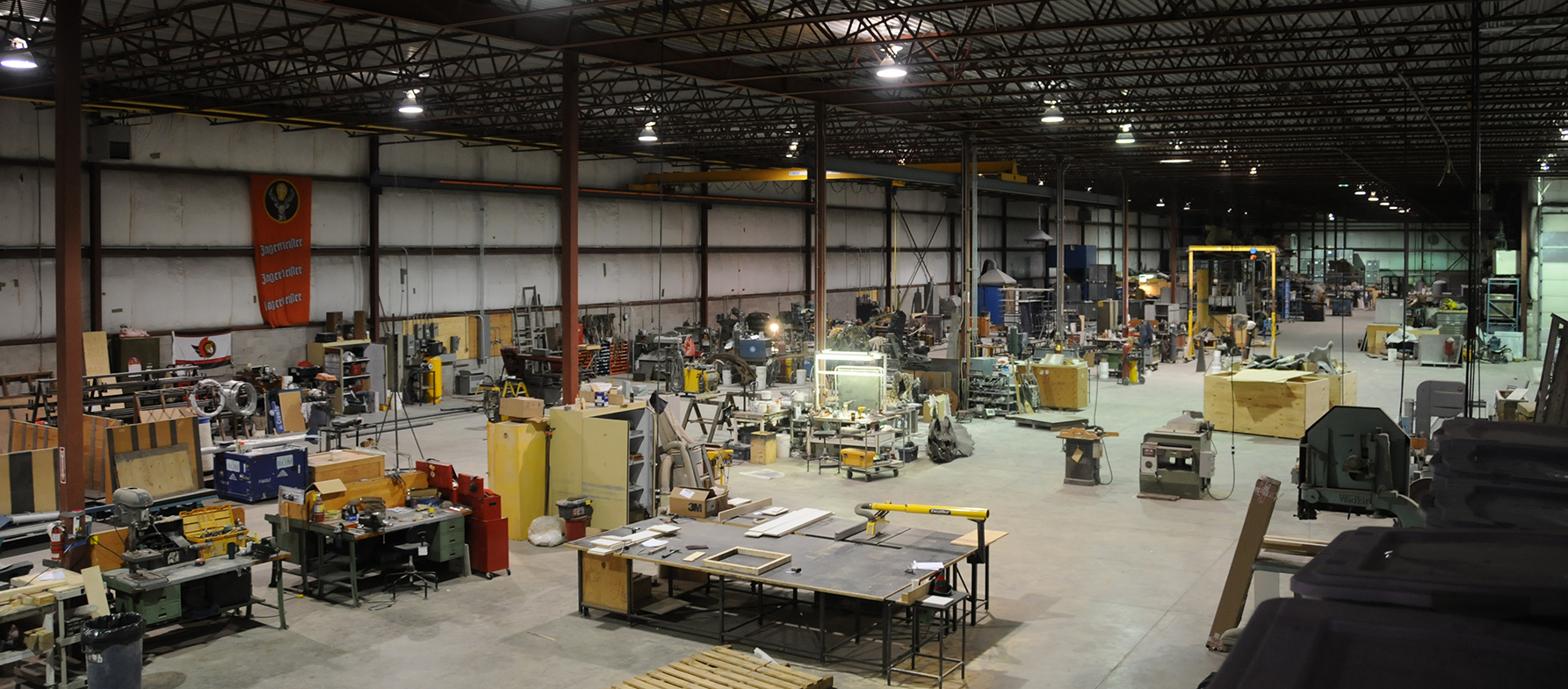 The RCI facility has over 48,000 square feet of warehouse space